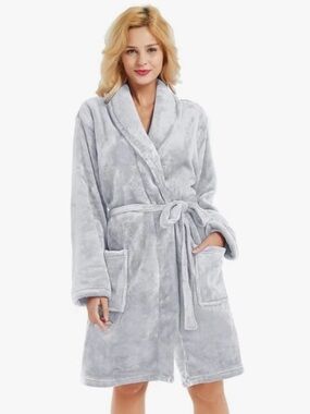 Daniel Buchler Plush Grey Robe